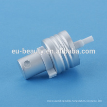 20 /415 matte aluminium screw fine mist sprayer pump with clip